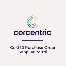 corcentric|corcentric supplier portal.